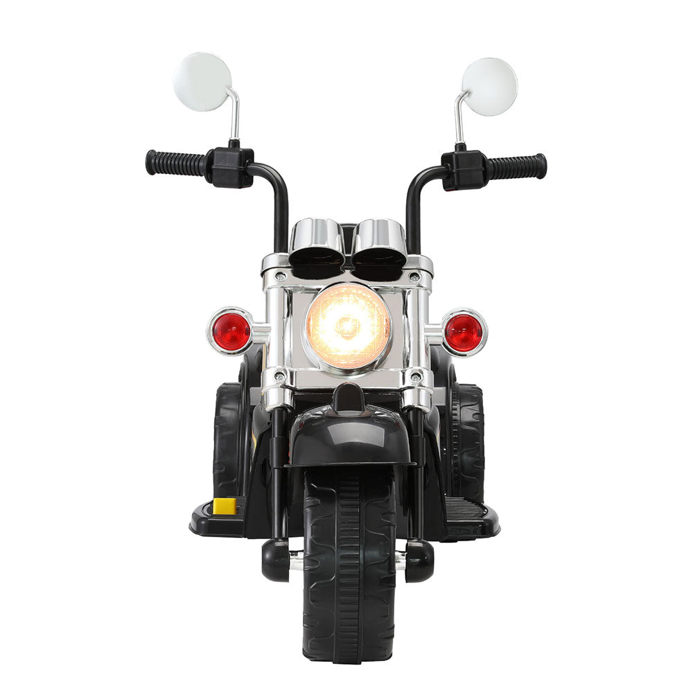 Rigo Kids Ride On Car Motorcycle Motorbike Electric Toys Horn Music 6V Black
