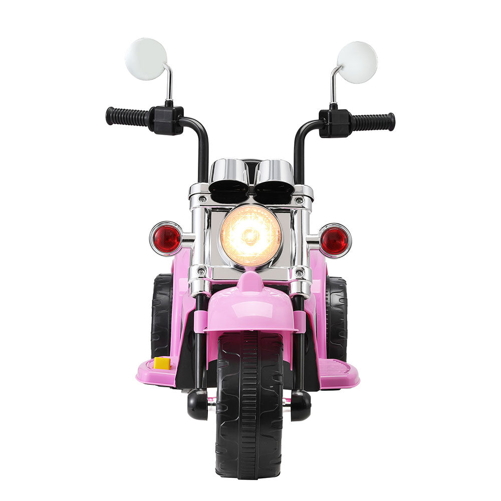 Rigo Kids Ride On Car Motorcycle Motorbike Electric Toys Horn Music 6V Pink