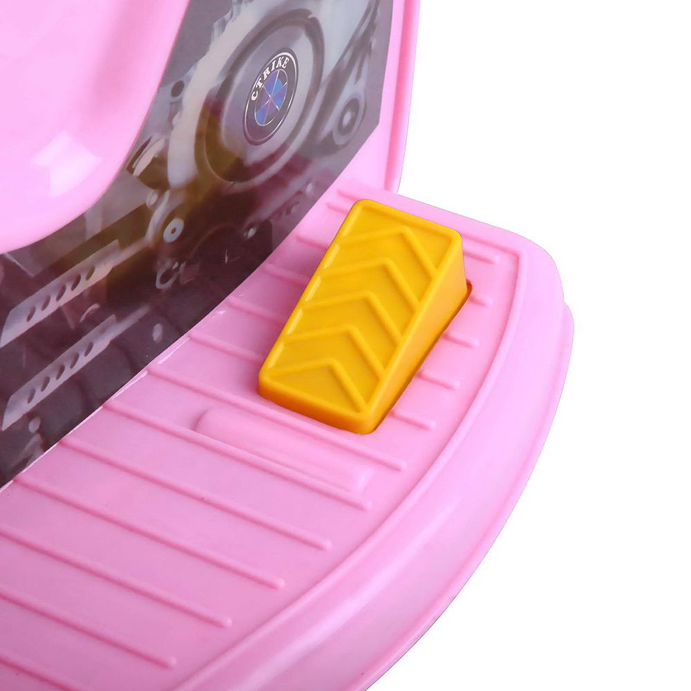 Rigo Kids Electric Police Motorbike Ride On 6V Pink