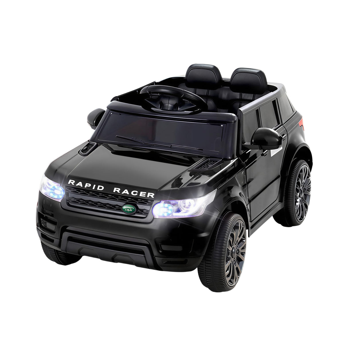 Rigo Kids Electric Ride On Car SUV with Remote Black