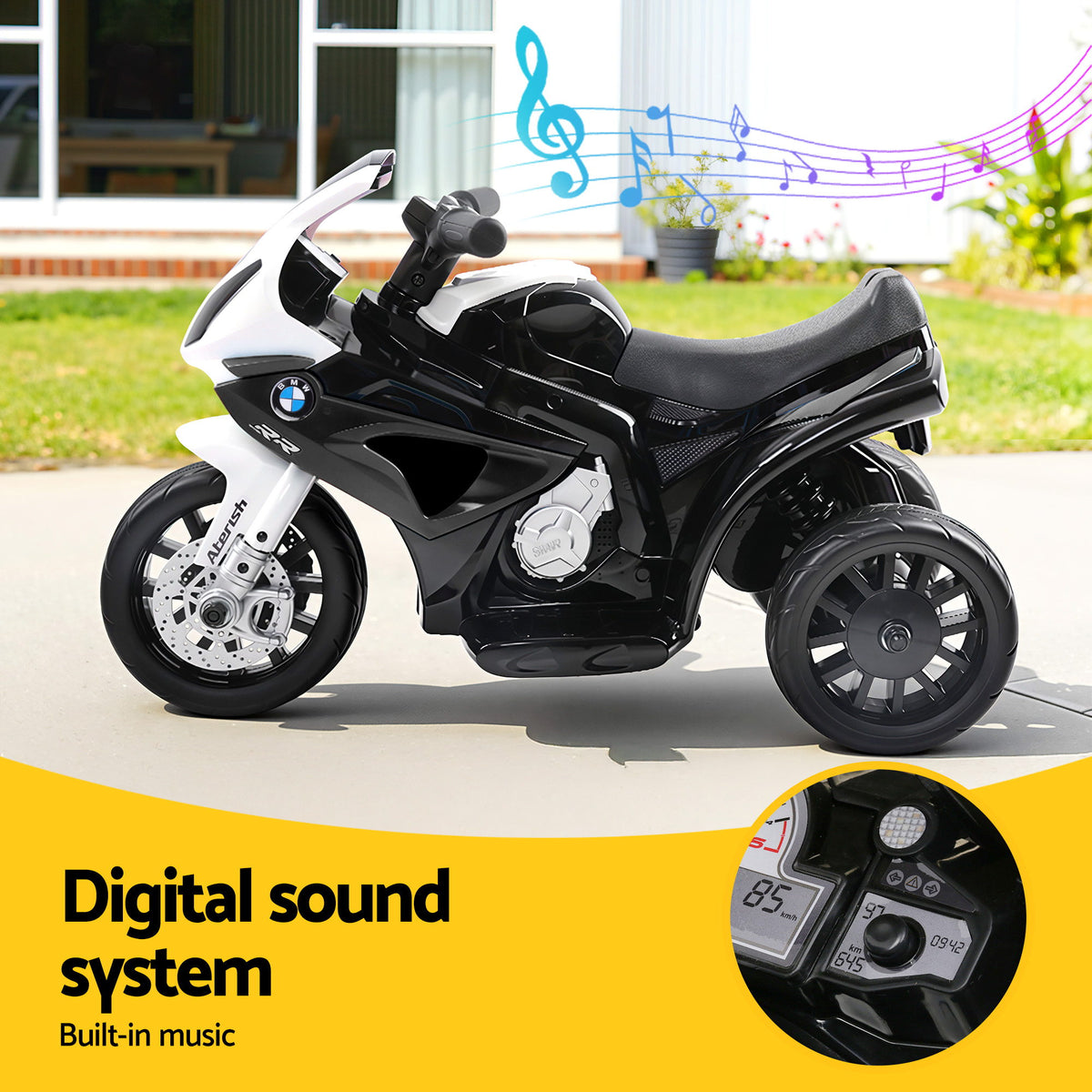 BMW S1000RR Kids Electric Ride On Motorbike Black