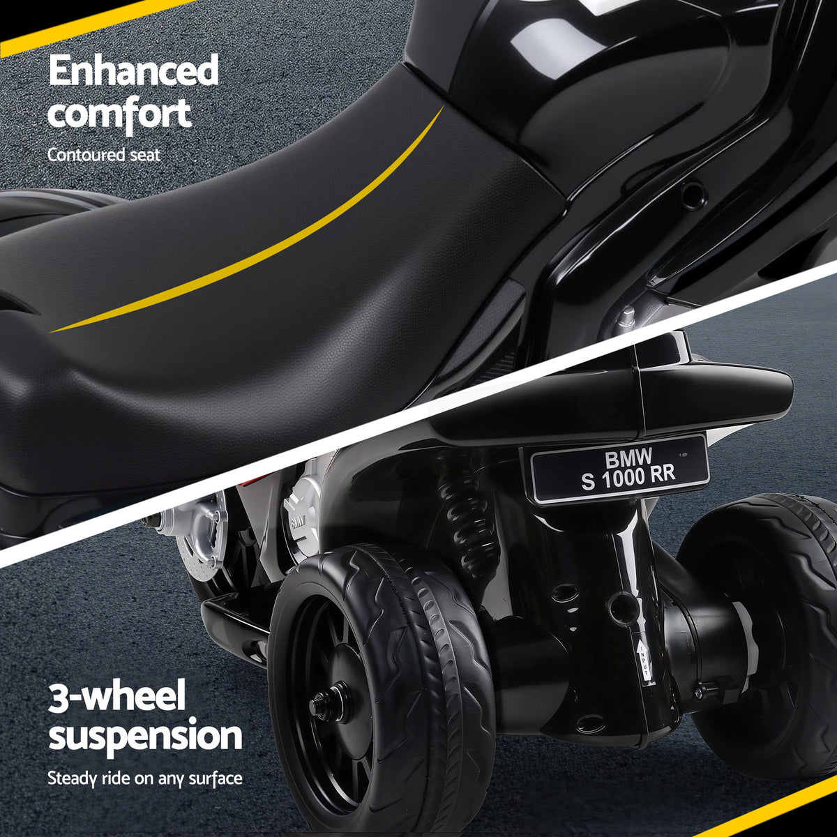 BMW S1000RR Kids Electric Ride On Motorbike Black