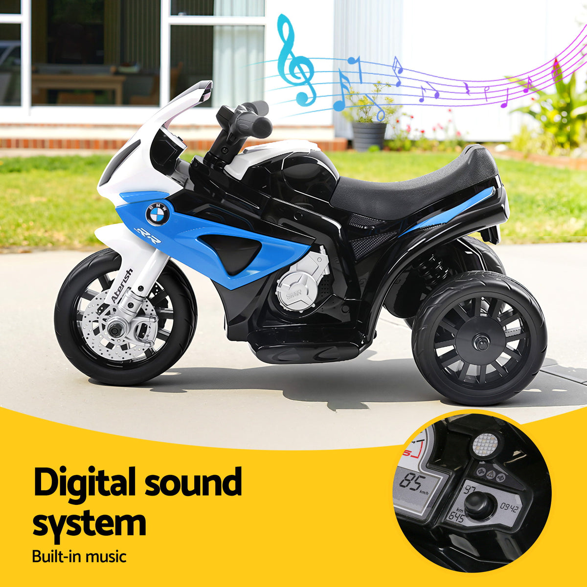 BMW S1000RR Kids Electric Ride On Motorbike Blue