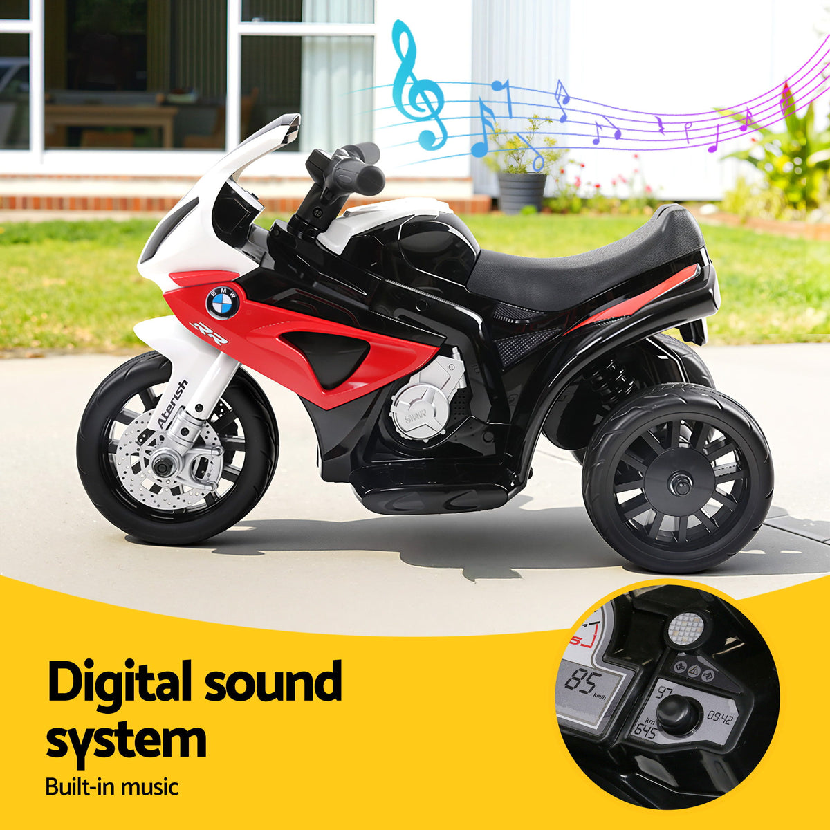 BMW S1000RR Licensed Kids Electric Ride On Motorbike Red