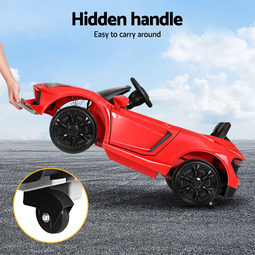 Rigo Kids 12V Electric Ride-On Car Ferrari-Inspired Red