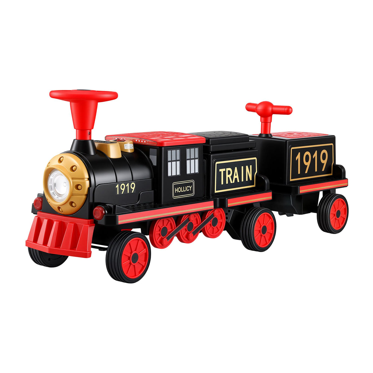 Rigo Kids 12V Ride On Train 2 Seater Electric Toy 136cm
