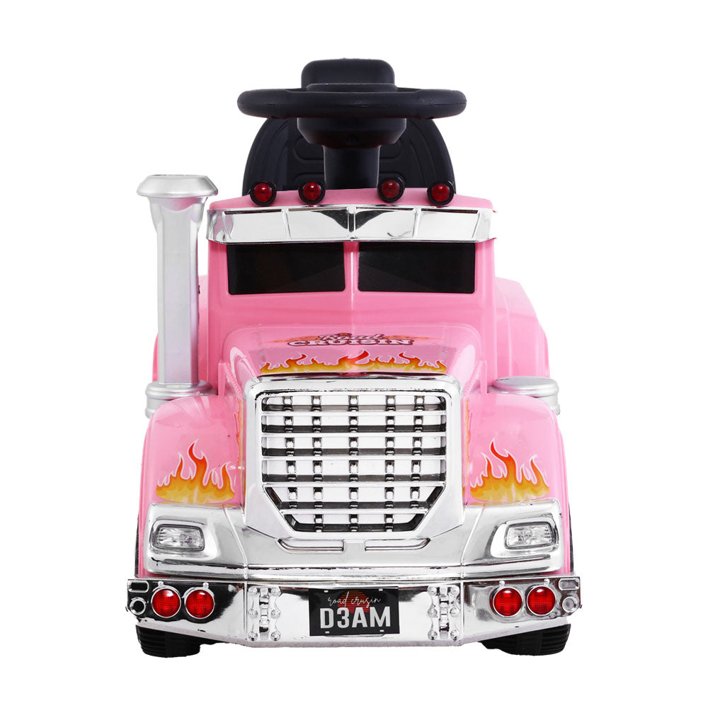 Rigo 6V Kids Electric Ride On Truck Pink