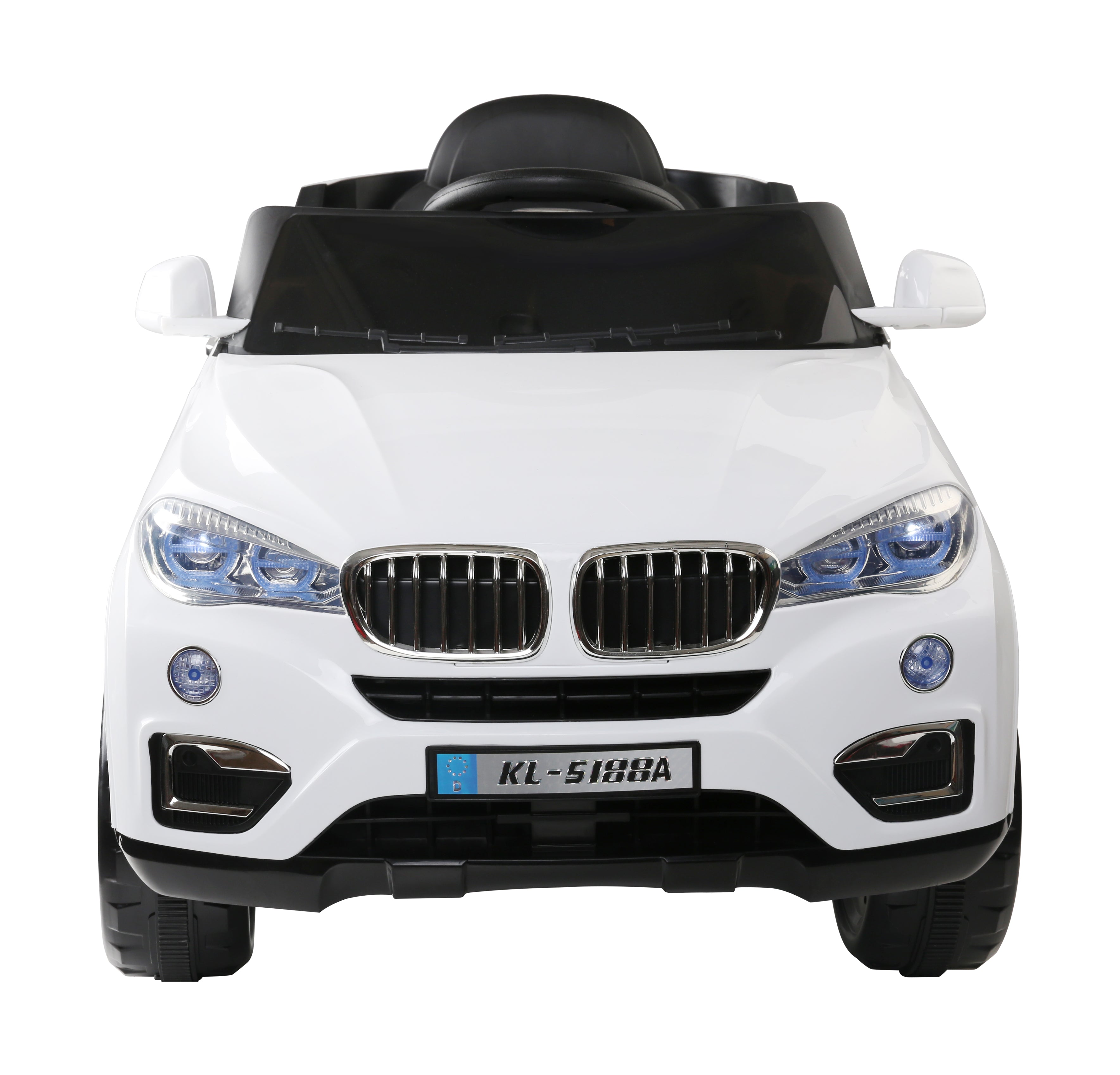 Rigo Kids Electric Ride-On SUV BMW X5-Inspired 6V White