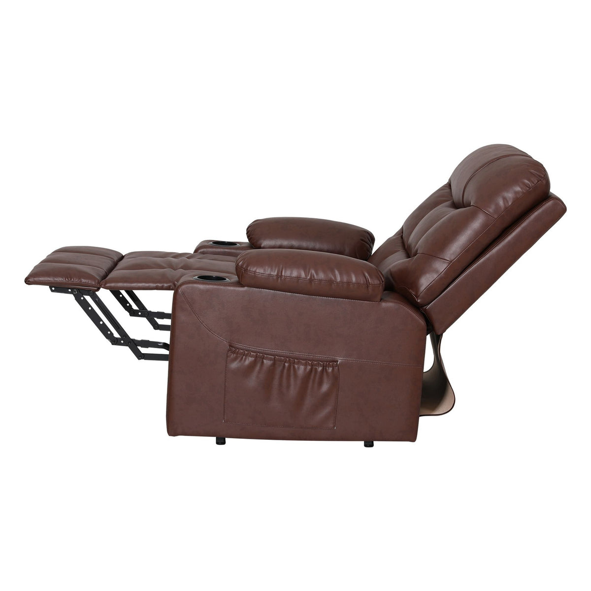 Claude Recliner Chair Lift Assist Heated Massage Chair Leather
