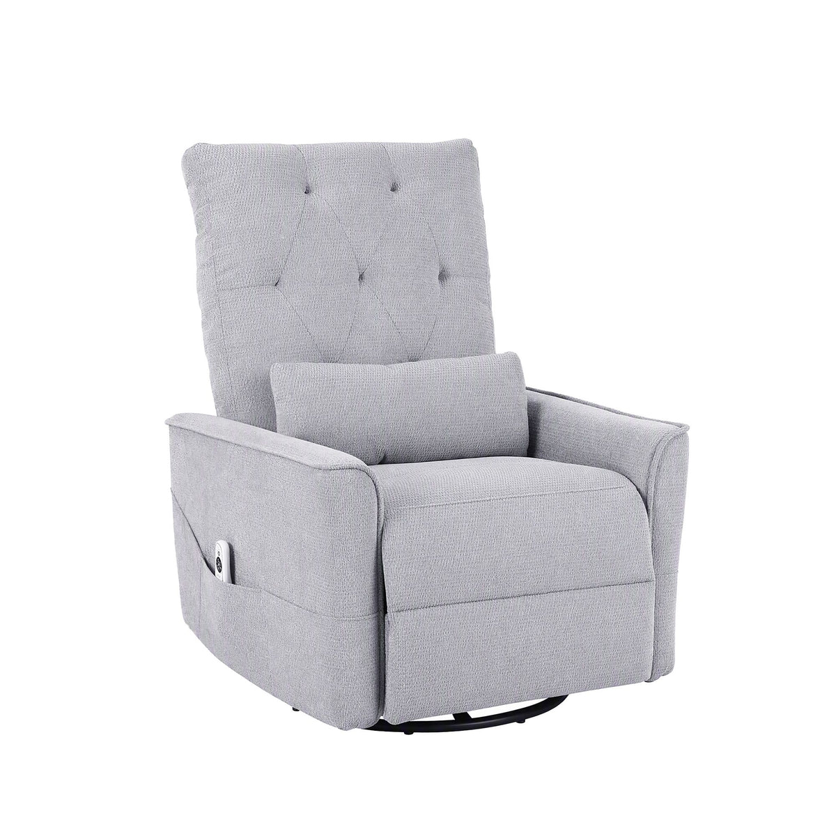 Artiss Electric Massage Recliner Chair 270° Swivel, Grey