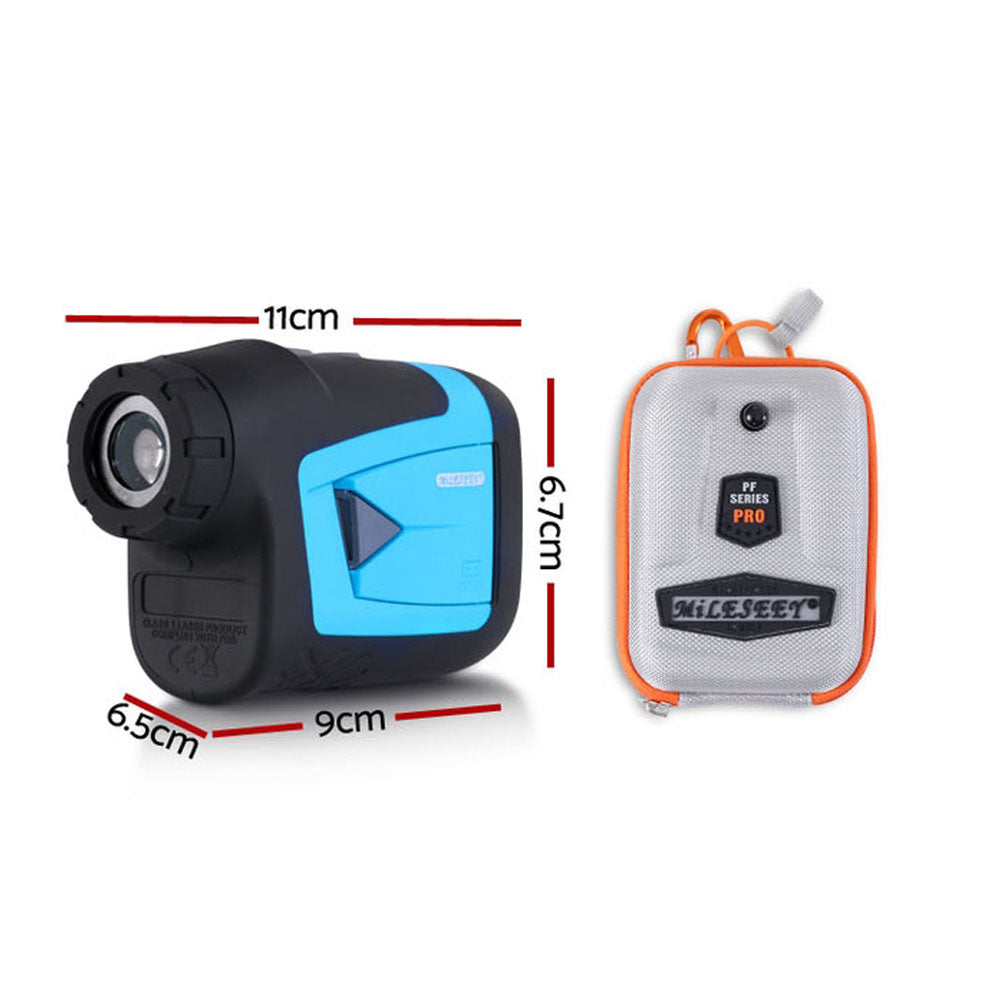 Golf 600m Laser Rangefinder Black Blue 6X Magnification