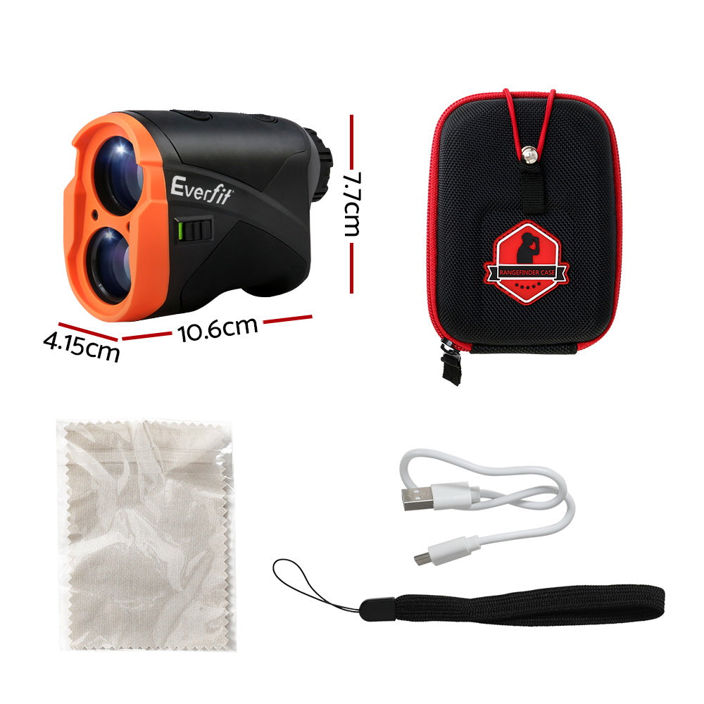 Everfit 700M Golf Rangefinder Slope Vibration Alert Orange