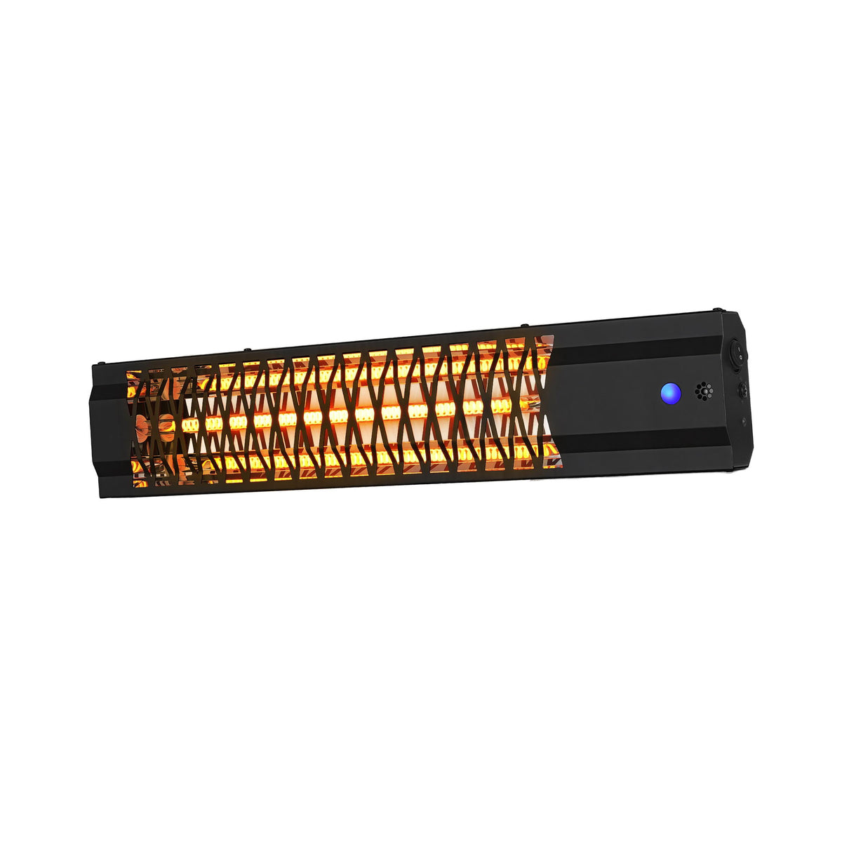Devanti 2000W Infrared Heater Black Wall/Ceiling Mount Indoor/Outdoor