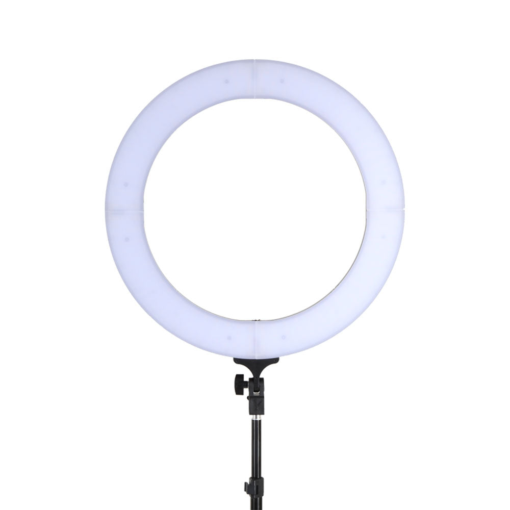 Embellir 19" LED Ring Light Tripod Stand Black