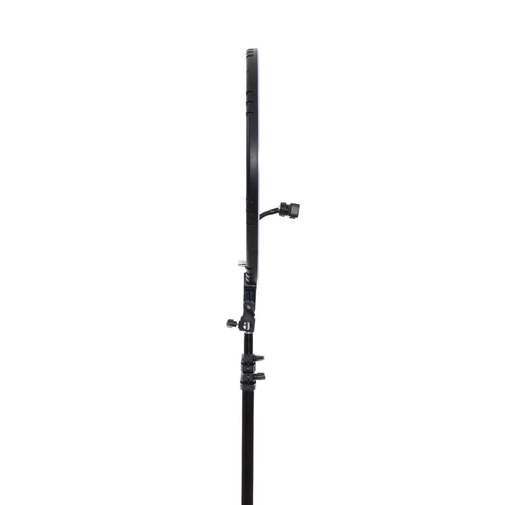 Embellir 19" LED Ring Light Tripod Stand Black