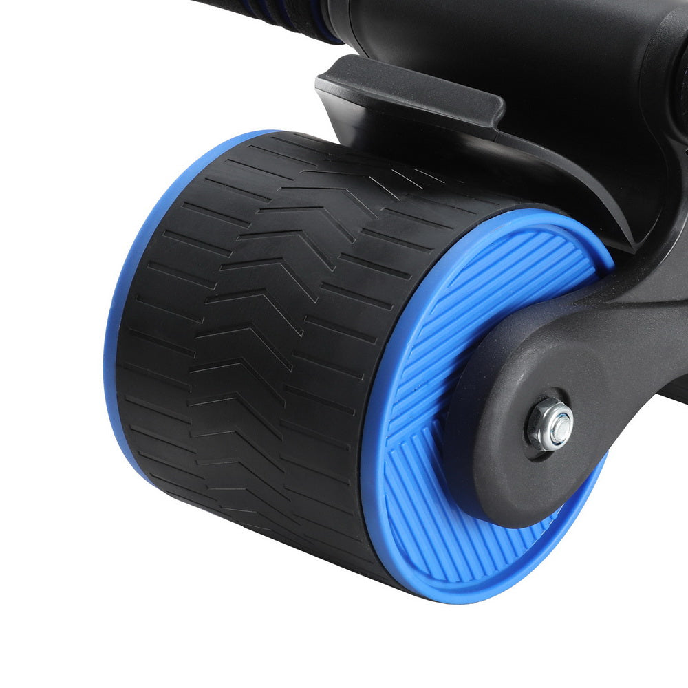 Everfit Ab Roller Automatic Rebound Blue Home Gym Equipment