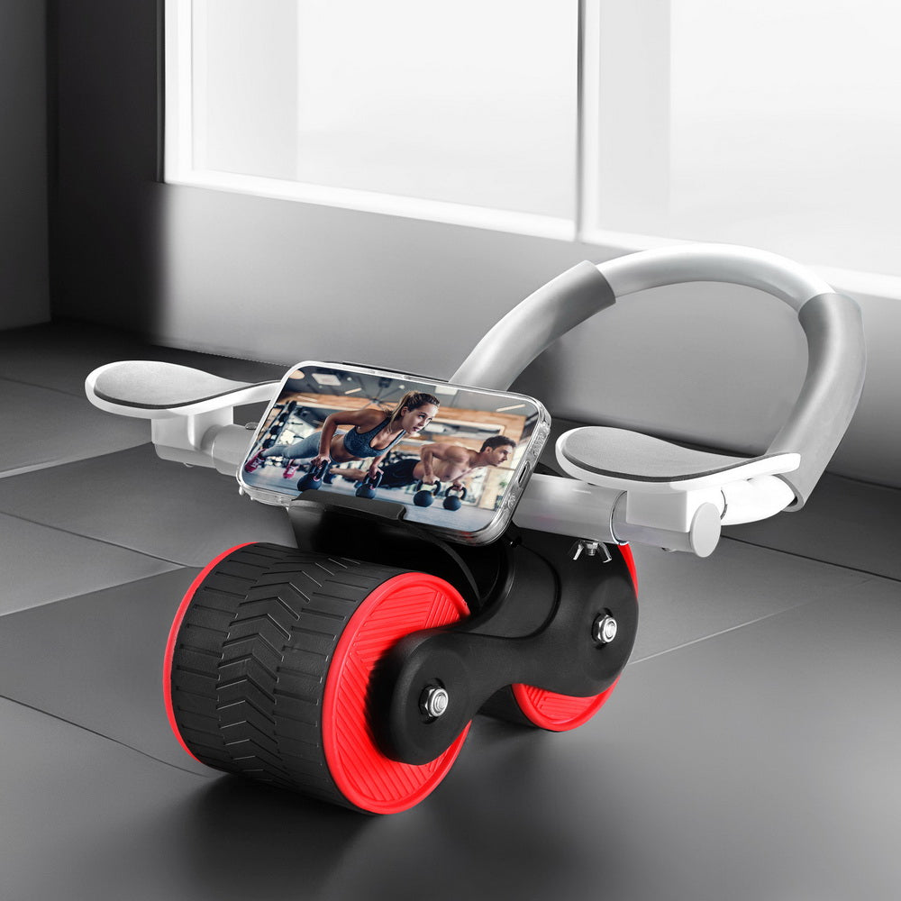 Everfit Ab Roller Automatic Rebound Wheel with Knee Pad