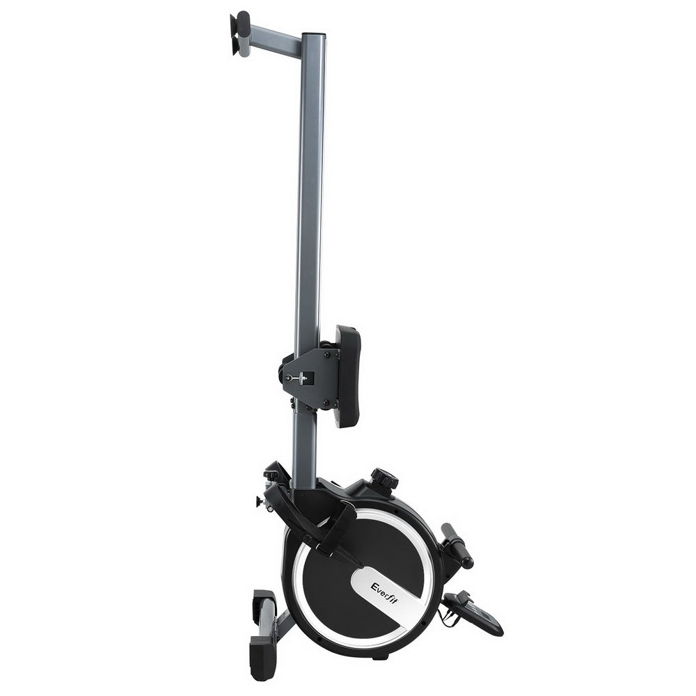 Everfit 16-Level Magnetic Rowing Machine Home Gym App Connect Black