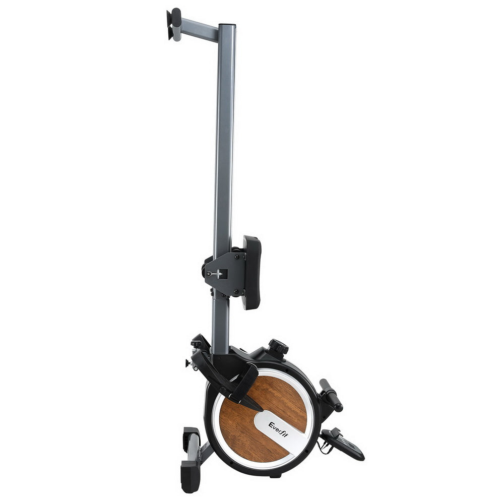 Everfit 16-Level Magnetic Rowing Machine Home Gym App Connect Walnut