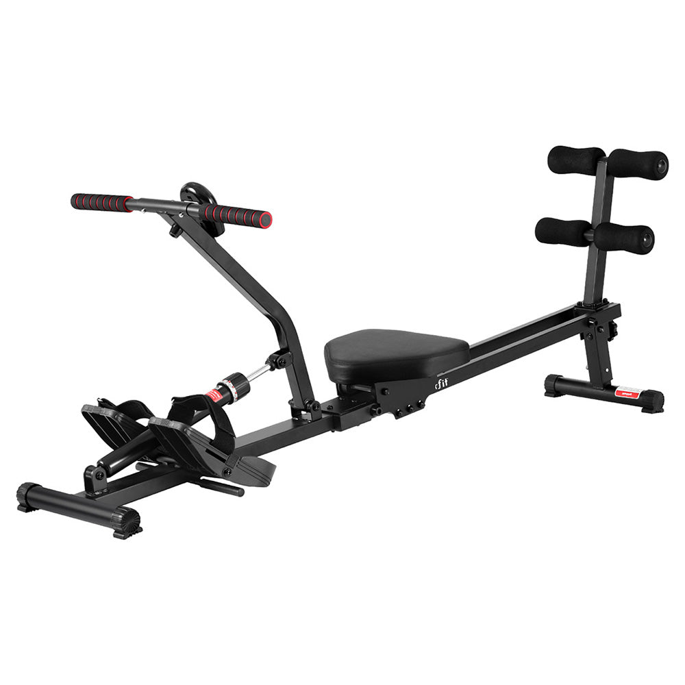 Everfit Hydraulic Rowing Machine Rower 12 Levels Resistance Exercise Fitness Gym Cardio