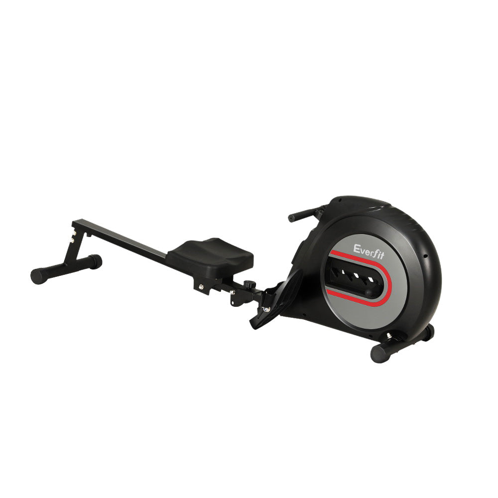 Everfit Black Rowing Machine Elastic Rope Resistance Fitness Rower