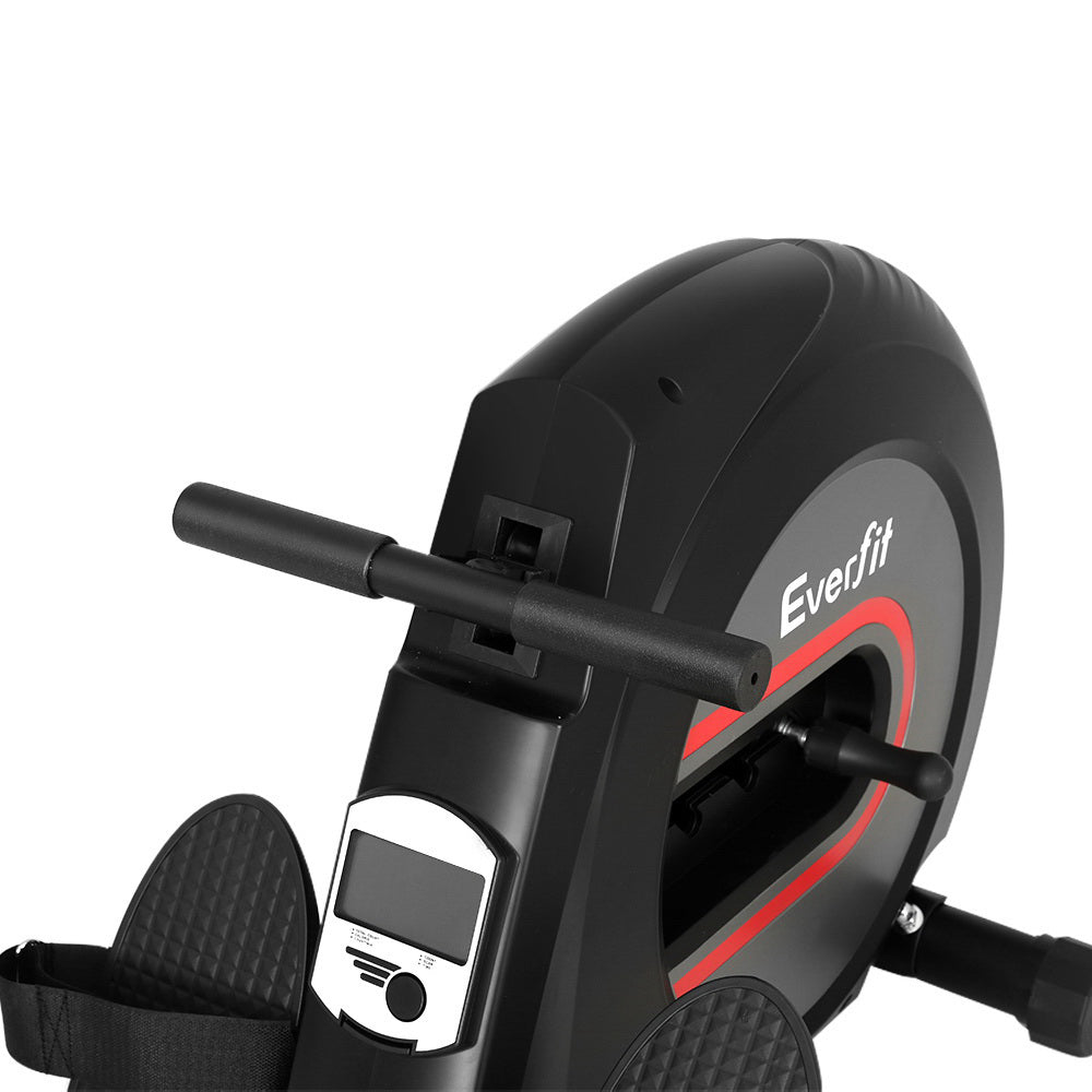 Everfit Black Rowing Machine Elastic Rope Resistance Fitness Rower
