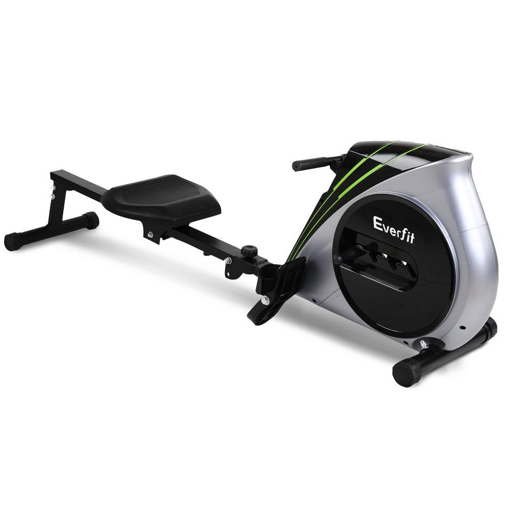 Everfit Rowing Machine Elastic Rope Resistance Cardio Silver