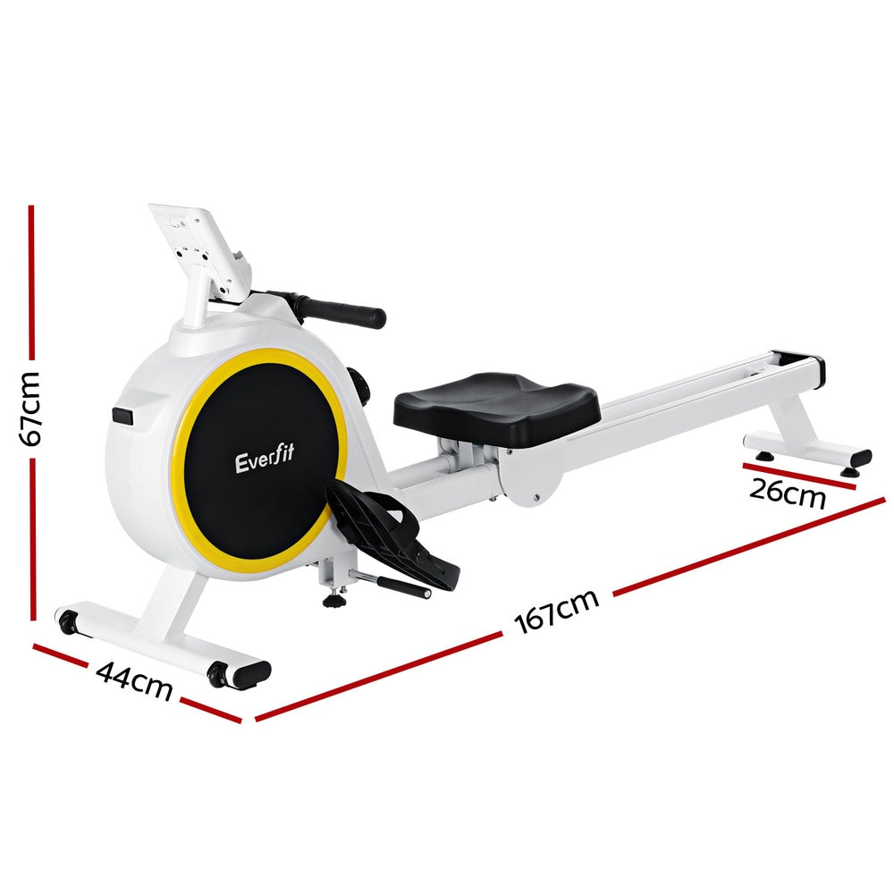 Everfit Magnetic Rower 16-Level Home Gym Cardio Machine