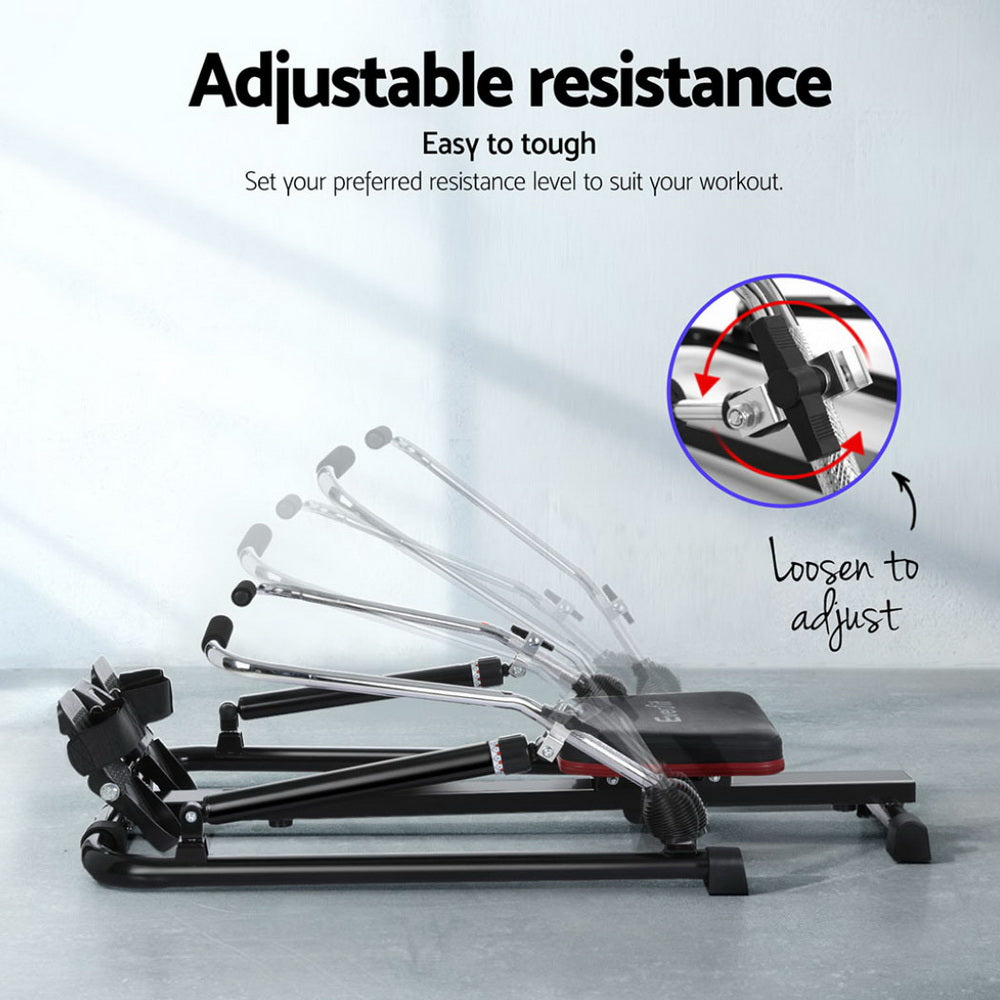 Everfit 12-Level Hydraulic Rowing Machine Home Gym Fitness