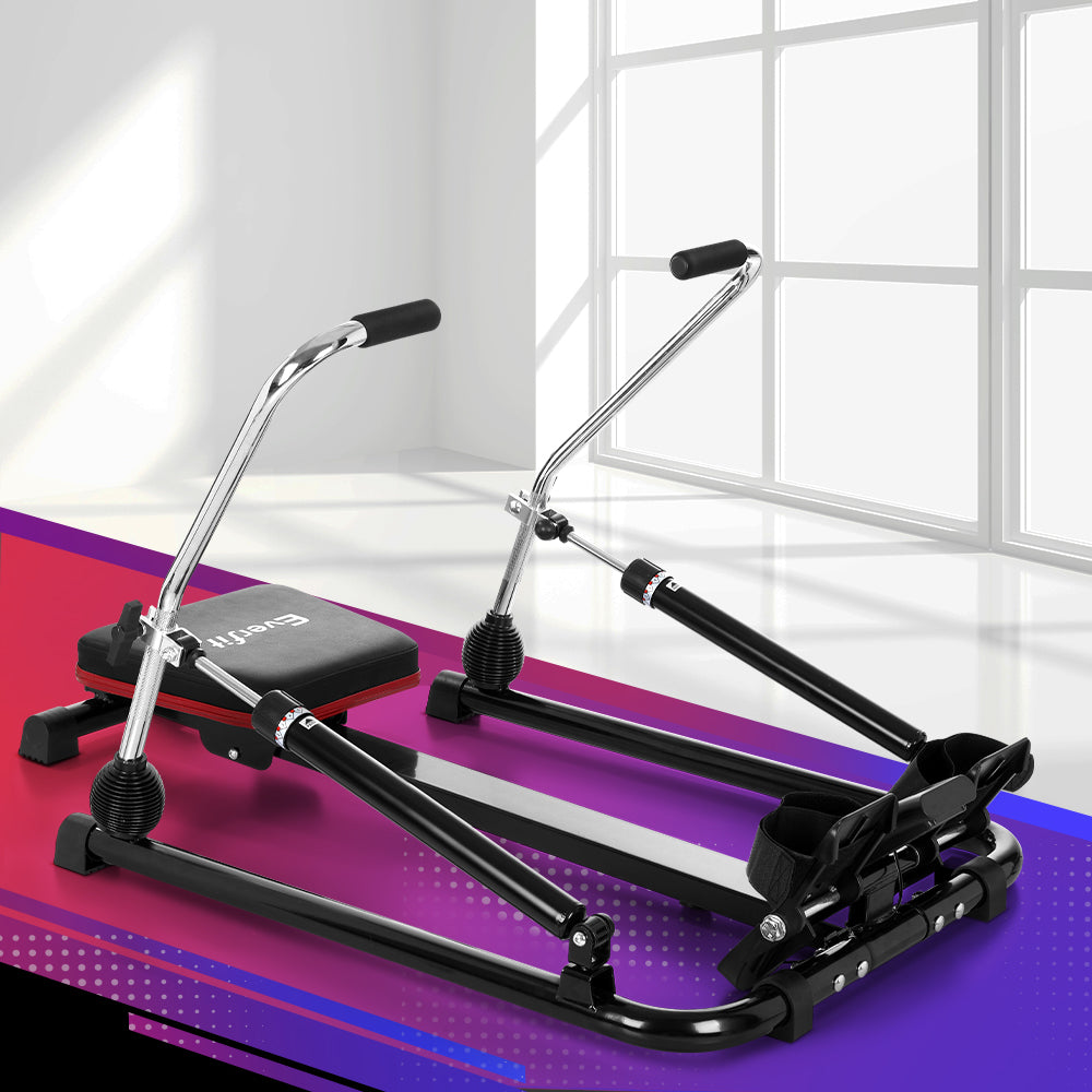 Anatomically Correct Rowing Machine Everfit Hydraulic Rowing Machine Full Body Cardio Gym Equipment