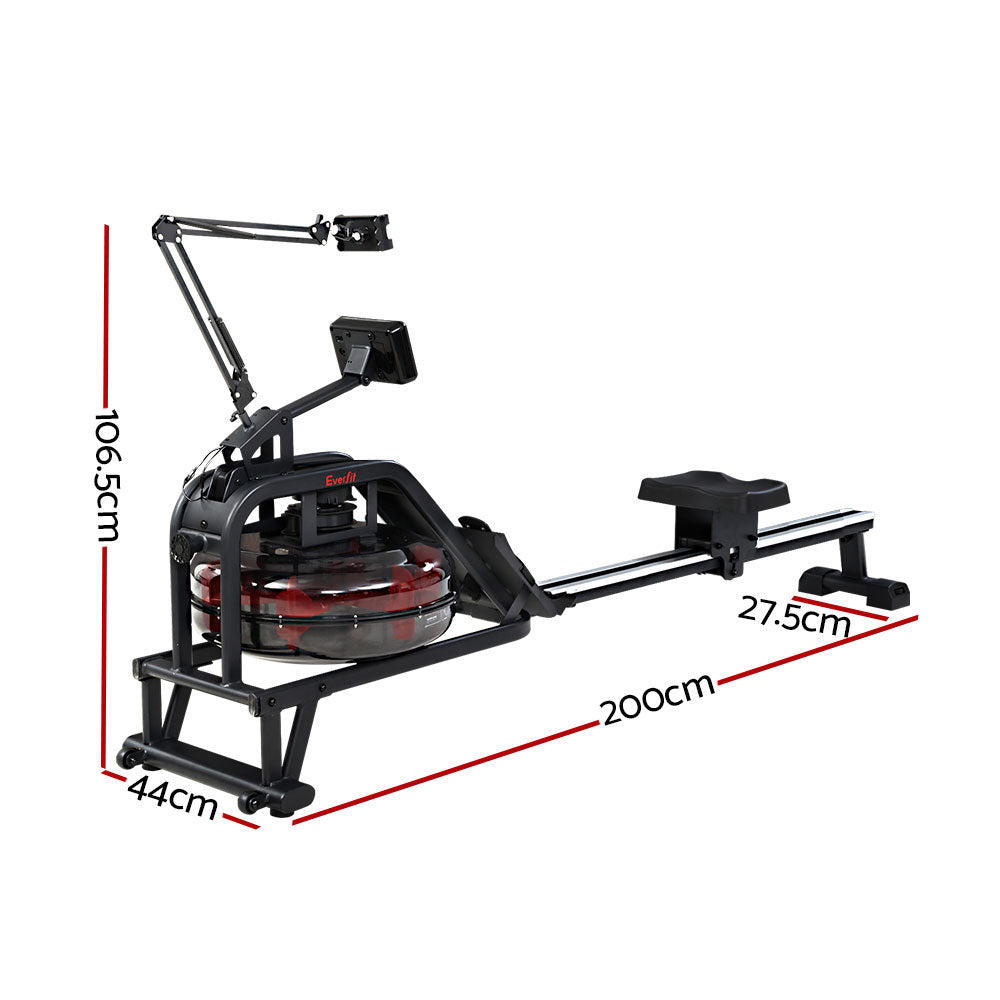 Everfit Water Resistance Rowing Machine Home Gym Cardio