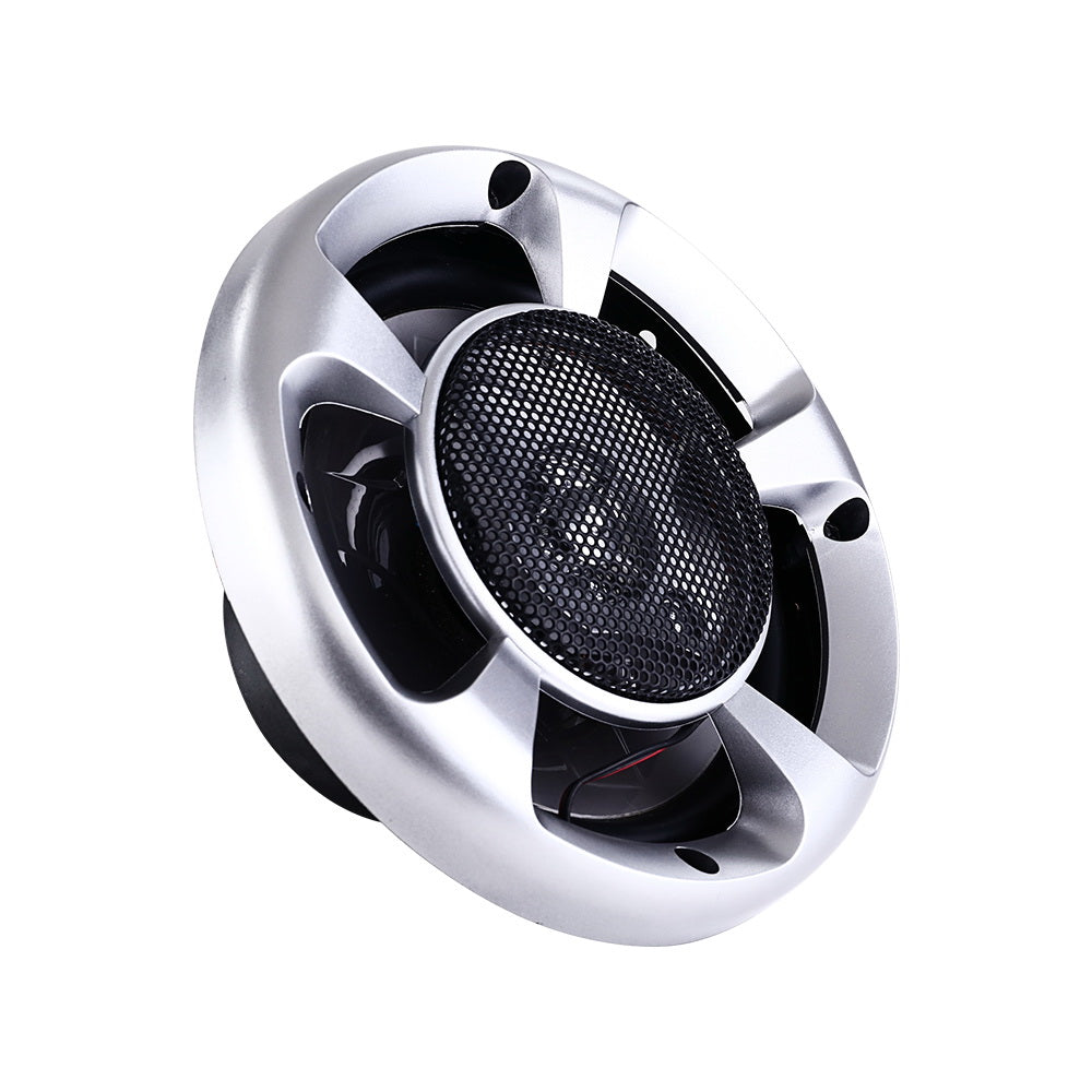 Giantz 6.5" LED Car Speakers Set White 3-Way Audio