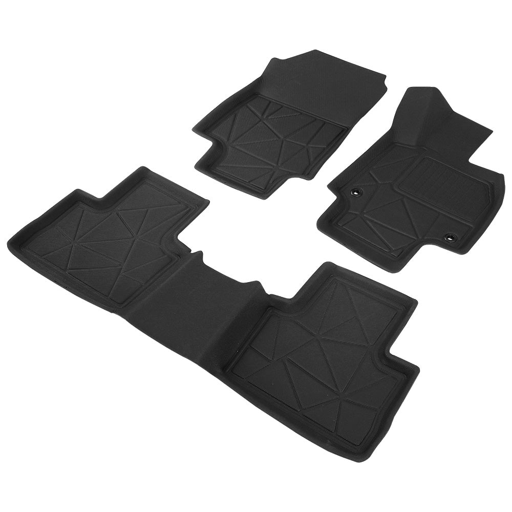 Weisshorn Car Floor Mats Rubber Black for Toyota RAV4 2019-2022
