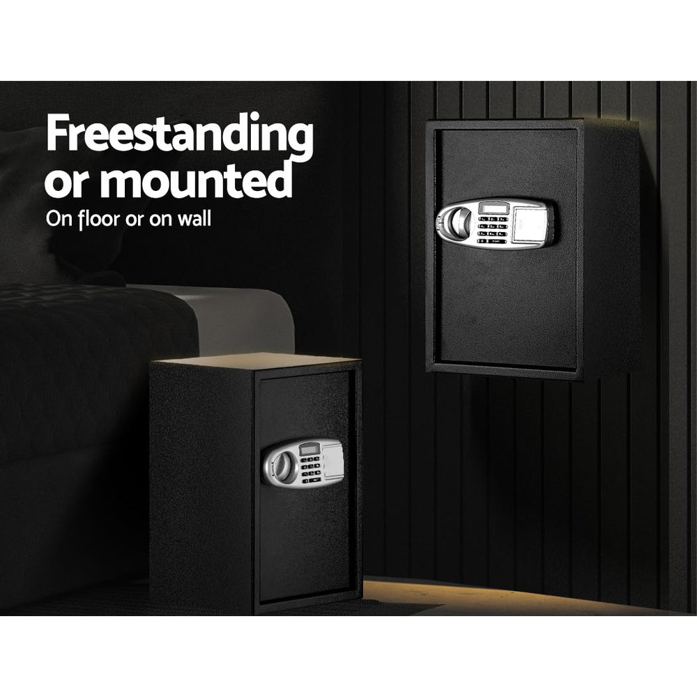 BLI 50cm Security Safe Box LCD Display Black