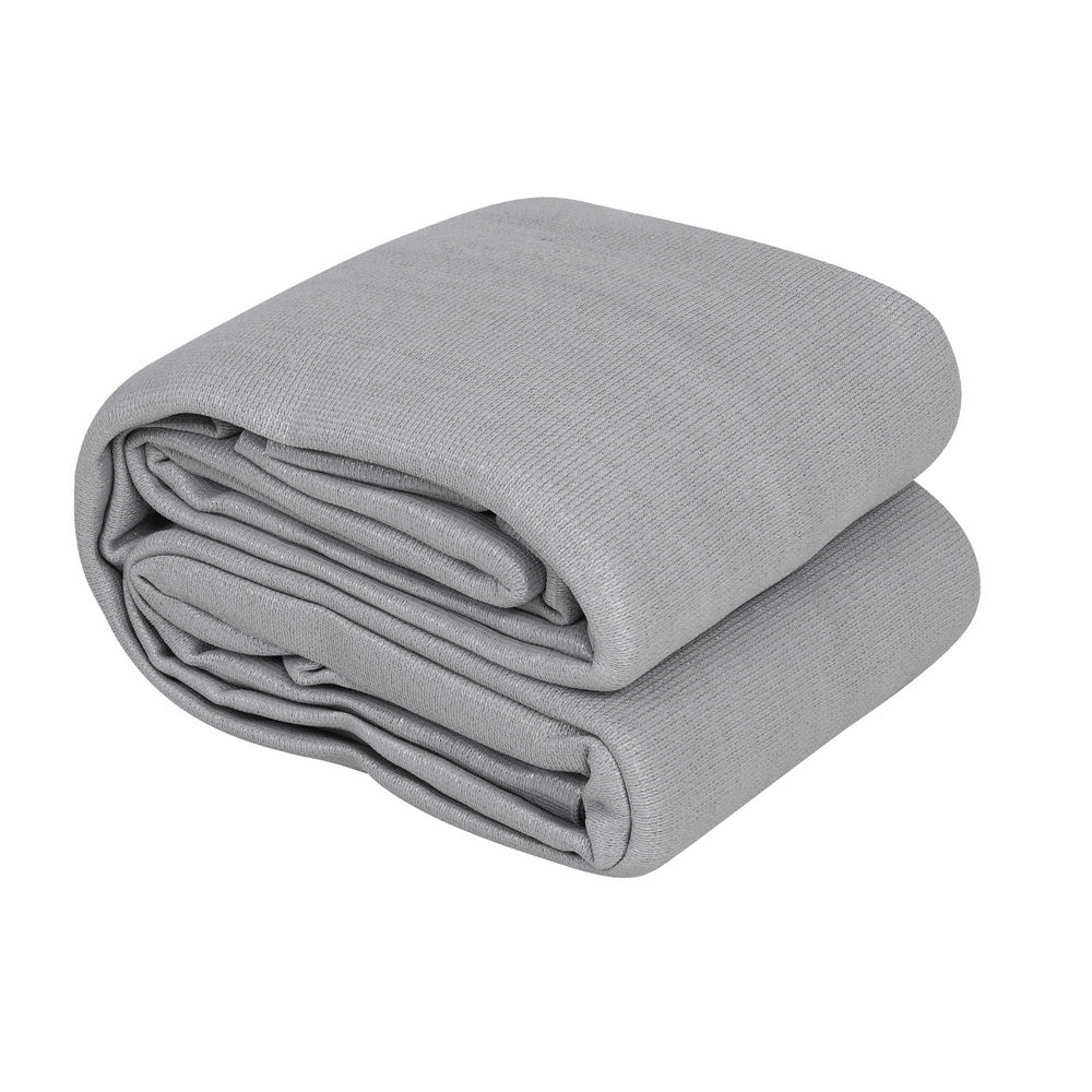 Instahut Rectangle Shade Sail Canopy 4x7m 280gsm Grey