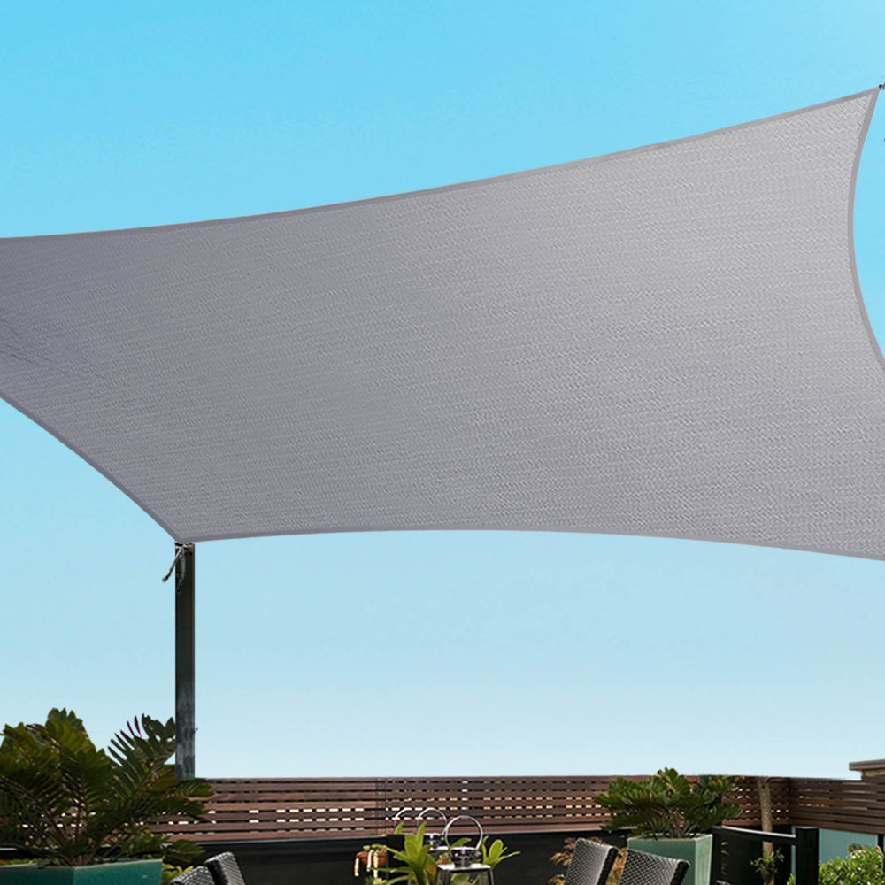 Waterproof UV Block Shade Sail 3x5m Rectangle Canopy Instahut