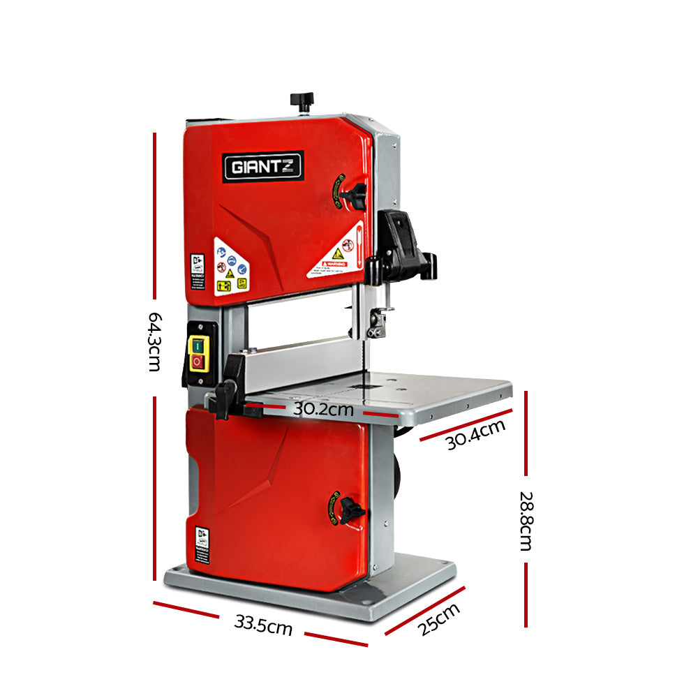 Giantz 250W Bandsaw Wood Cutting Table LED Lights