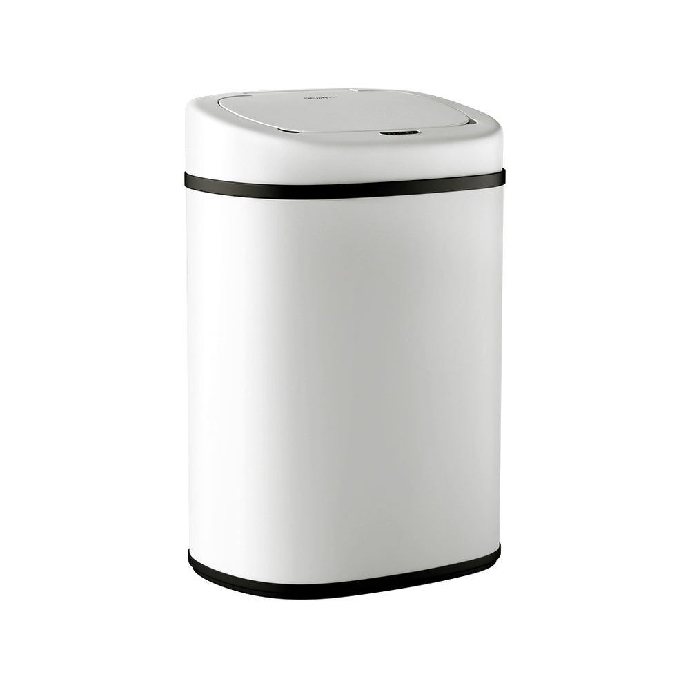 Devanti 82L Motion Sensor Rubbish Bin Automatic White