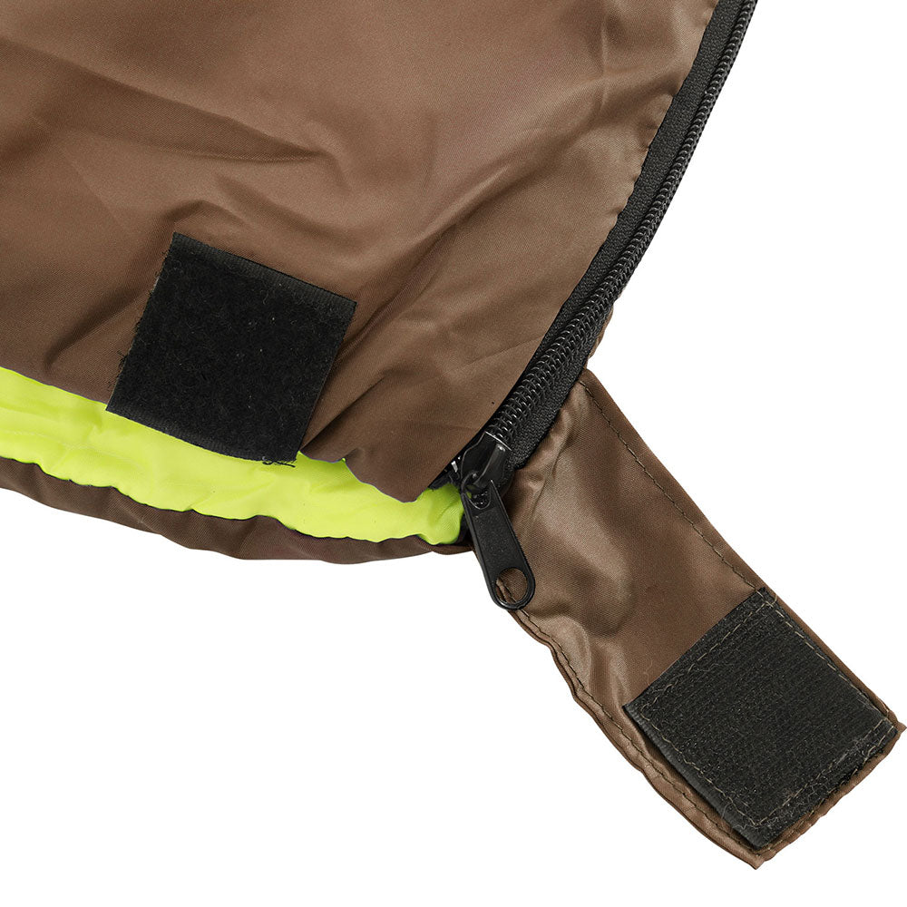 Weisshorn Double Sleeping Bag Thermal Camping Hiking Brown -5°C