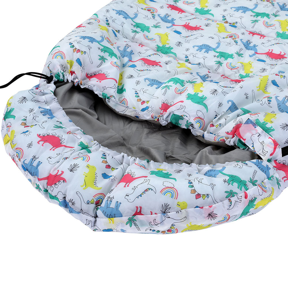 Weisshorn Kids Sleeping Bag 180cm Thermal Camping White