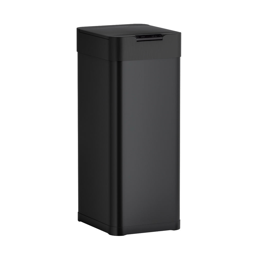 Devanti 50L Motion Sensor Bin Automatic Black