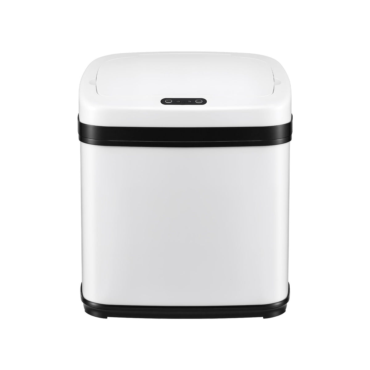 Devanti 15L Motion Sensor Bin Touchless Bins Soft-Close Rubbish Trash Can White