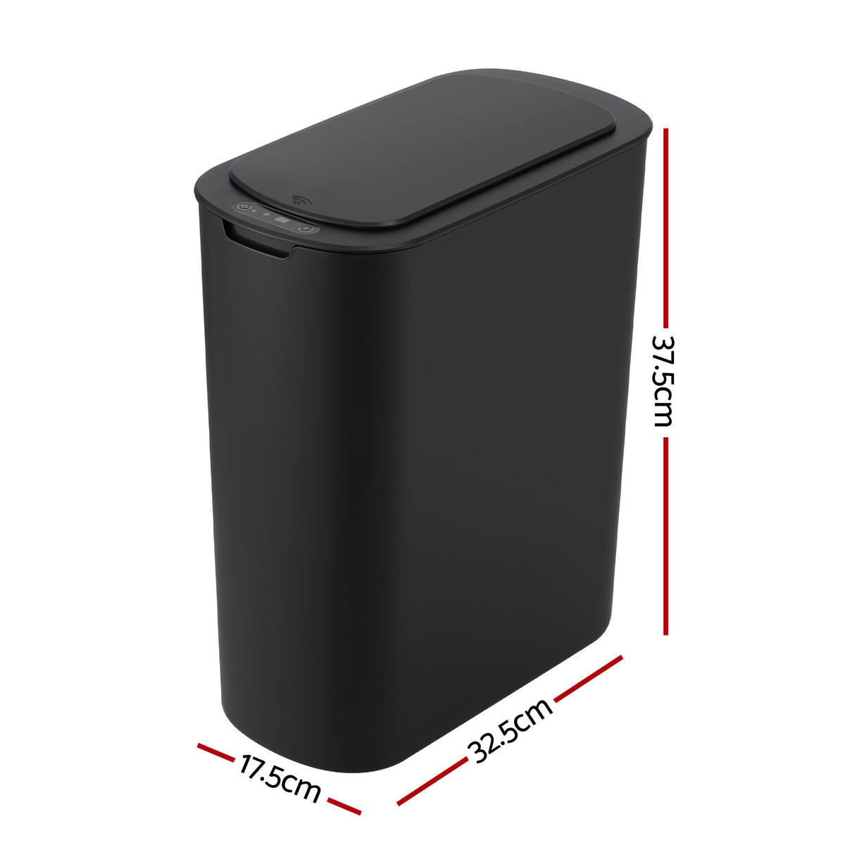 Devanti Touchless Motion Sensor Kitchen Bin 21L Black