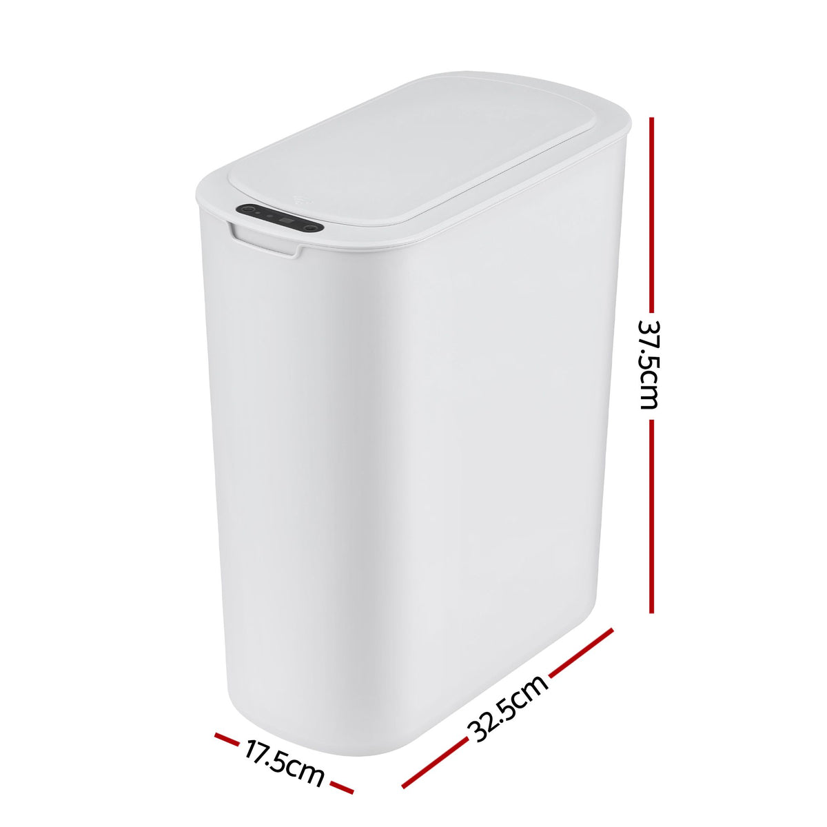 Devanti Motion Sensor Trash Bin 21L Touchless Kitchen Bin, White