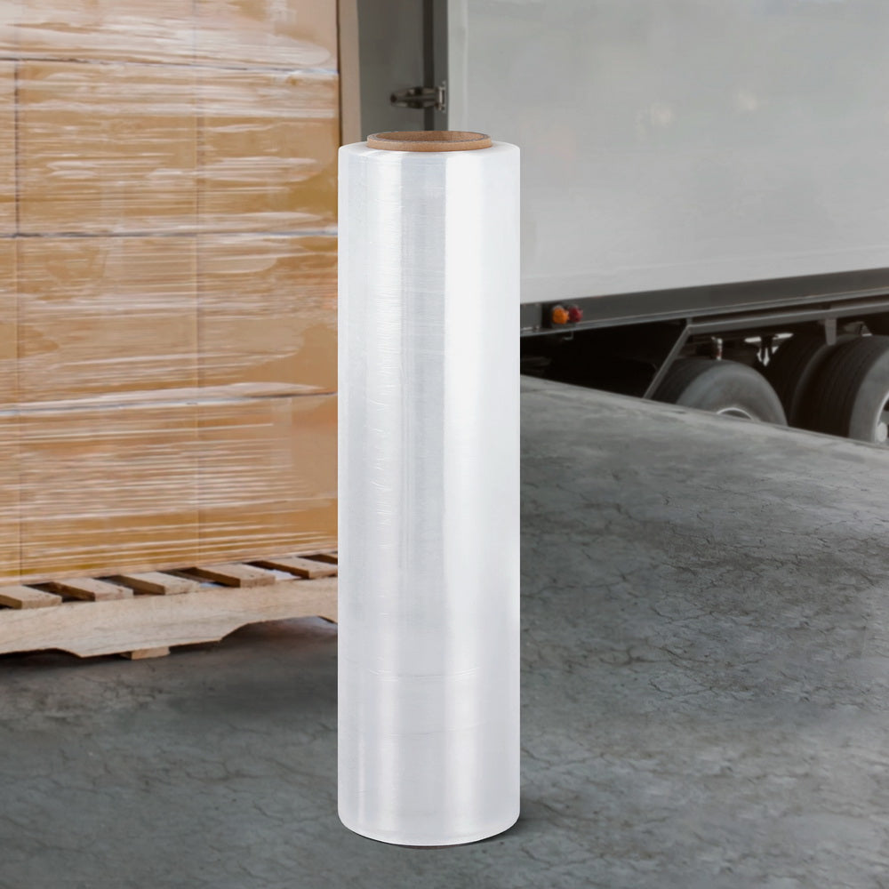 500mm x 400m Clear Stretch Film Roll Industrial Packaging