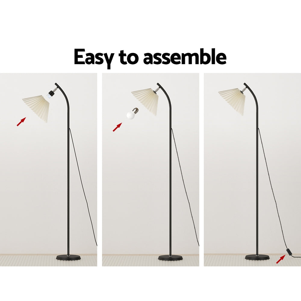 Modern LED Floor Lamp White for Living Room & Office
