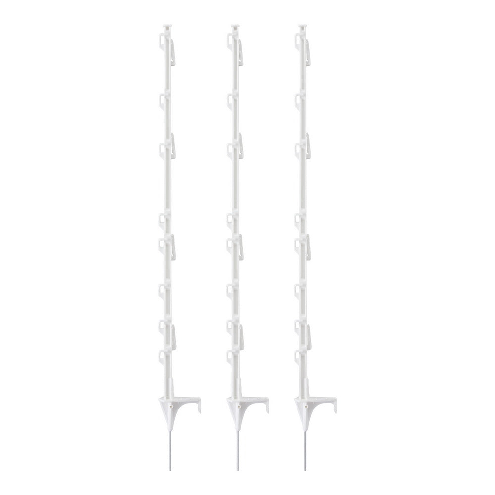 Giantz 106.5cm Electric Fence Posts 20pcs White Poly
