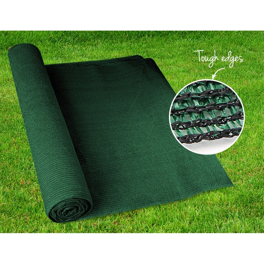 Instahut 3.66x10m Shade Cloth Roll Heavy Duty Green 50% Block