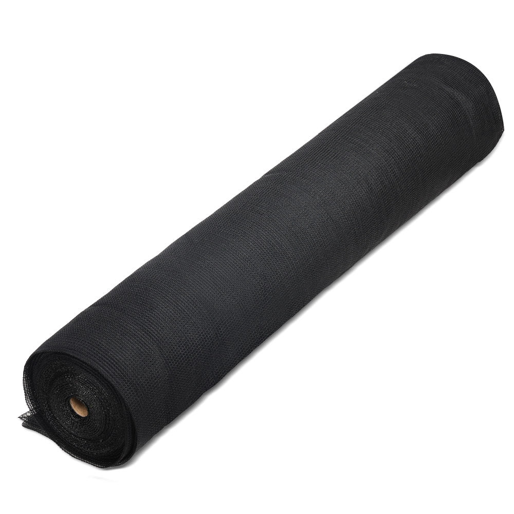 Instahut 3.66x30m Shade Cloth Heavy Duty Black 30% UV Block