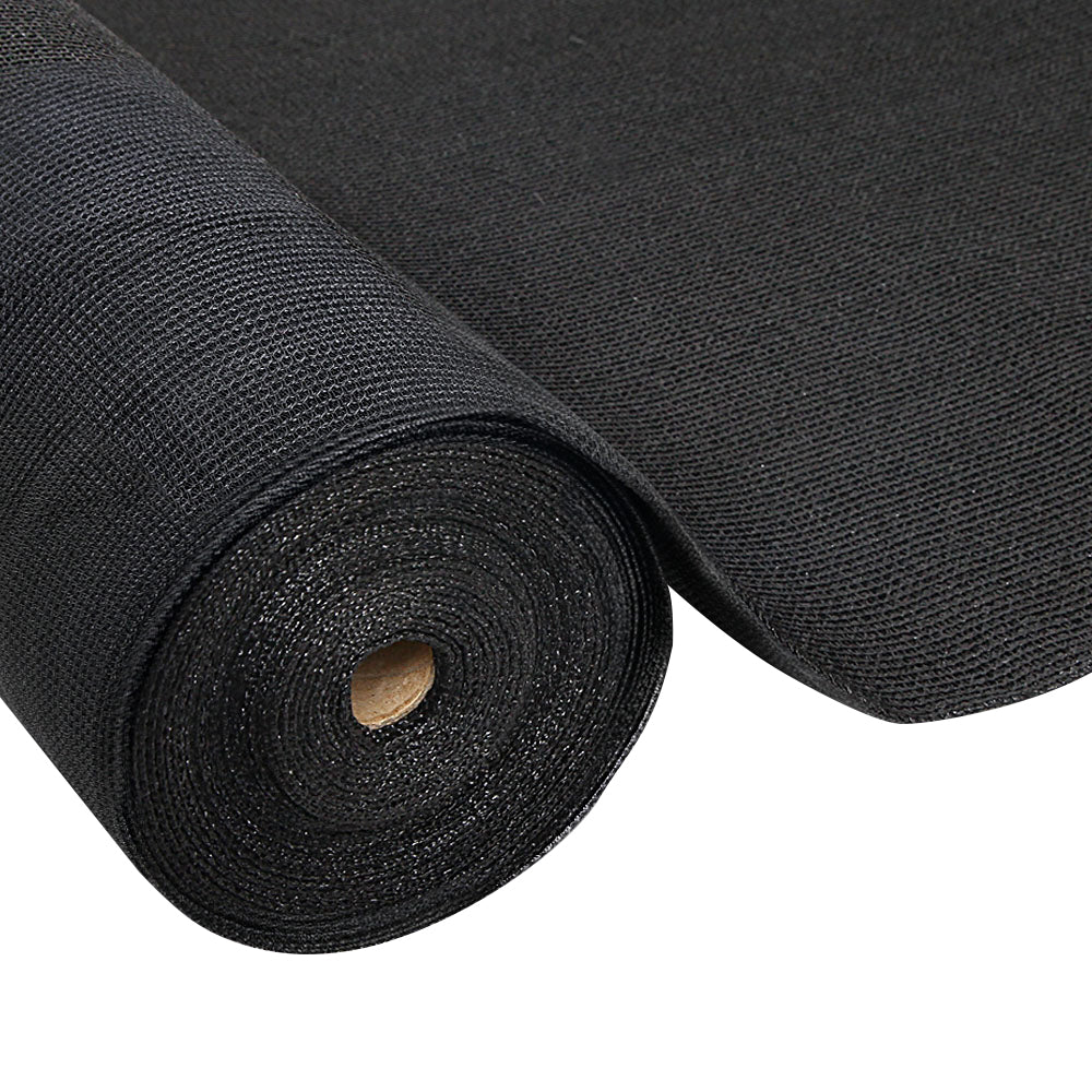 Instahut 3.66x30m Shade Cloth Heavy Duty Black 30% UV Block